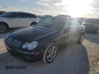 2007 Mercedes-Benz CLK-Class 3.5L with VIN WDBTK56F07F226982, listed as a Copart auction lot 76158714 with 0 mi miles and Salvage Title. Bid and sale history available at carsss.com. Image 1.