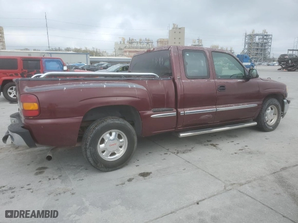 1999 GMC Sierra 1500 SLE with VIN 2GTEC19V1X1545804, listed as a Copart auction lot 49174825 with 220,704 mi miles and Clean Title. Bid and sale history available at carsss.com. Image 3.