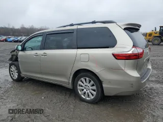 2017 Toyota Sienna LE with VIN 5TDJZ3DC8HS149992, listed as a Copart auction lot 51878725 with 90,299 mi miles and Salvage title. Bid and sale history available at DreamBid. Image 2.