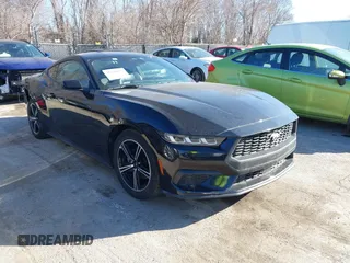 2024 Ford Mustang EcoBoost with VIN 1FA6P8TH1R5120532, listed as a IAAI auction lot 41756097 with 24,467 mi miles. Bid and sale history available at carsss.com. Image 1.