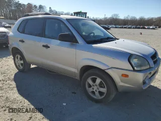 2005 Hyundai Tucson GL with VIN KM8JM12B85U074517, listed as a Copart auction lot 46340595 with 239,108 mi miles and Salvage Title. Bid and sale history available at carsss.com. Image 4.