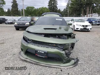 2019 Dodge Charger Scat Pack z VIN 2C3CDXGJ9KH593210, wystawiony jako Copart lot #56586775 z przebiegiem 73 405 mil mil oraz Szkoda całkowita • Salvage title. Historia ofert i sprzedaży dostępna na DreamBid. Obrazek 5.