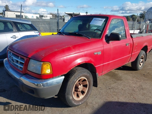 2001 Ford Ranger XL with VIN 1FTYR10C31PA60825, listed as a IAAI auction lot 41622600 with 75,098 mi miles. Bid and sale history available at carsss.com. Image 2.