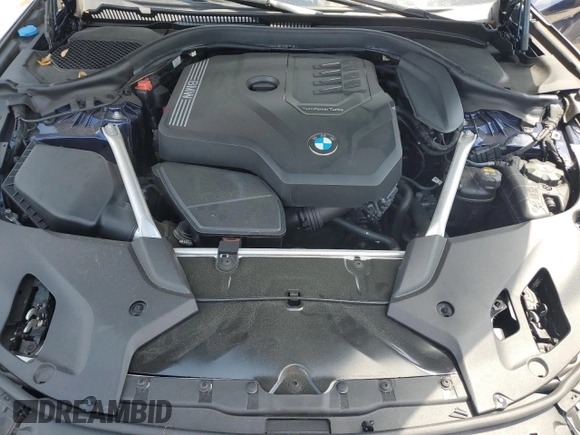 2020 BMW 5 Series 530i with VIN WBAJR3C00LWW76874, listed as a Copart auction lot 50903615 with 24,743 mi miles and Non Repairable. Bid and sale history available at DreamBid. Image 11.