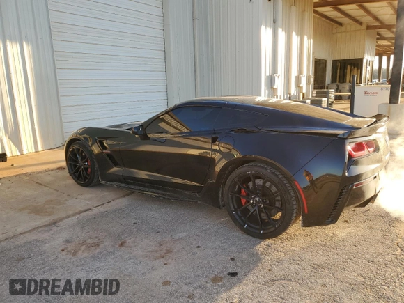 2019 Chevrolet Corvette Grand Sport 1LT with VIN 1G1YW2D76K5120176, listed as a Copart auction lot 42632144 with 54,099 mi miles and Clean title. Bid and sale history available at DreamBid. Image 2.