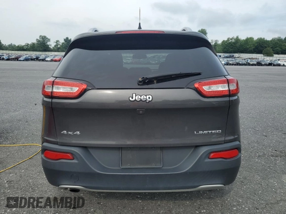 2016 Jeep Cherokee Limited z VIN 1C4PJMDB9GW221327, wystawiony jako Copart lot #64453335 z przebiegiem 139 143 mil mil oraz Szkoda całkowita • Salvage title. Historia ofert i sprzedaży dostępna na DreamBid. Obrazek 6.