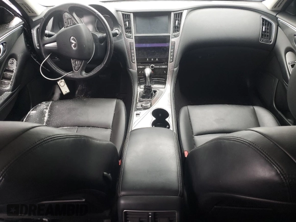 2014 Infiniti Q50 Premium with VIN JN1BV7AR5EM693165, listed as a Copart auction lot 44859235 with 0 mi miles and Salvage Title. Bid and sale history available at carsss.com. Image 8.