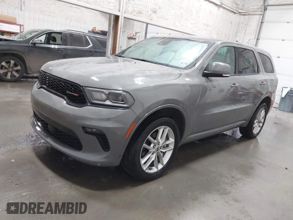 2022 Dodge Durango GT with VIN 1C4RDJDG0NC183169, listed as a IAAI auction lot 41906679 with 33,386 mi miles and . Bid and sale history available at DreamBid. Image 18.
