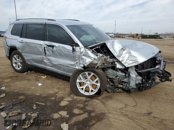 2021 Jeep Grand Cherokee Limited with VIN 1C4RJKBG4M8171836, listed as a Copart auction lot 48804935 with Not Provided miles and Non Repairable. Bid and sale history available at DreamBid. Image 4.