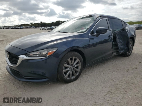 2020 Mazda 6 Sport with VIN JM1GL1UM2L1521227, listed as a Copart auction lot 45964845 with 101,261 mi miles and Non Repairable. Bid and sale history available at DreamBid. Image 1.