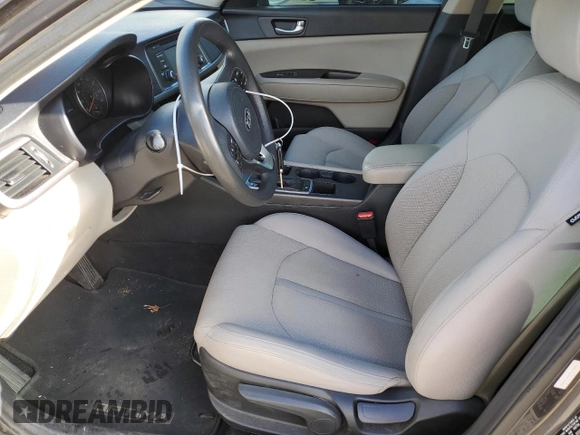2017 Kia Optima LX with VIN 5XXGT4L32HG156845, listed as a Copart auction lot 76312814 with 124,810 mi miles and Clean Title. Bid and sale history available at carsss.com. Image 7.