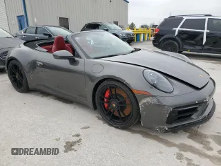 2023 Porsche 911 Carrera S with VIN WP0CB2A97PS247692, listed as a Copart auction lot 80900314 with 2,127 mi miles and Non Repairable. Bid and sale history available at carsss.com. Image 4.