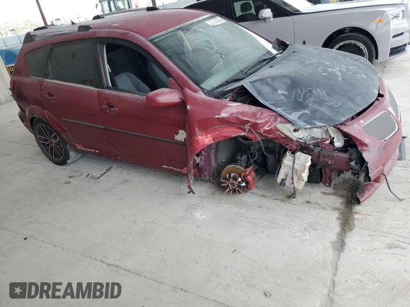 2006 Pontiac Vibe with VIN 5Y2SL65806Z457672, listed as a Copart auction lot 52134345 with Not Provided miles and Salvage Title. Bid and sale history available at DreamBid. Image 4.