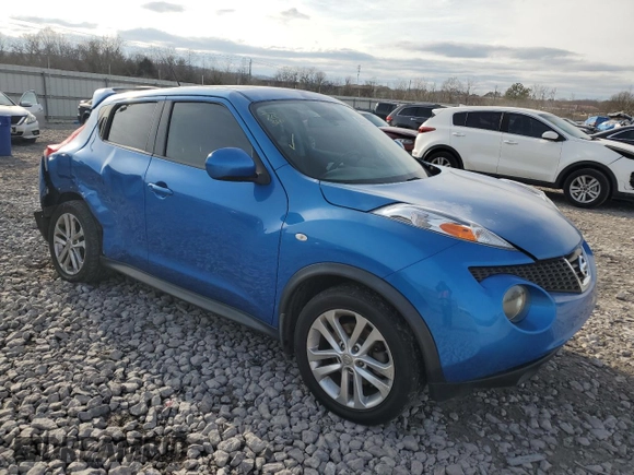 2011 Nissan Juke SL with VIN JN8AF5MV5BT010132, listed as a Copart auction lot 43254715 with 135,275 mi miles and Salvage Title. Bid and sale history available at carsss.com. Image 4.
