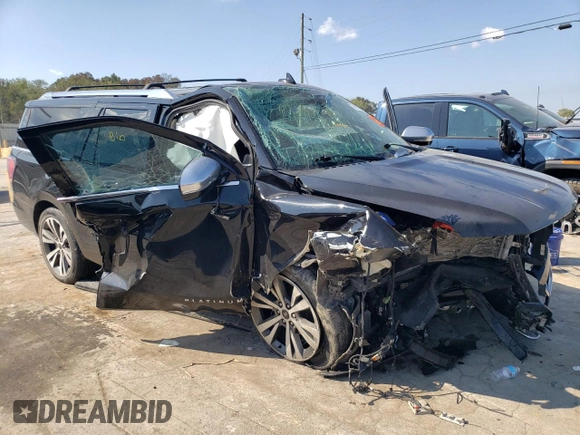 2021 Ford Expedition Max Platinum with VIN 1FMJK1MT4MEA59923, listed as a Copart auction lot 74732844 with Not provided miles and Salvage title. Bid and sale history available at DreamBid. Image 4.