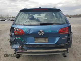 2017 Volkswagen Golf SportWagen S with VIN 3VW017AU0HM536802, listed as a Copart auction lot 49988965 with 51,602 mi miles and Salvage Title. Bid and sale history available at carsss.com. Image 6.
