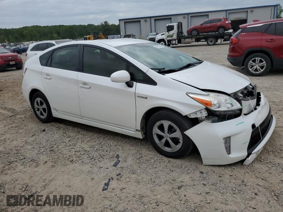 2013 Toyota Prius One with VIN JTDKN3DU6D5645866, listed as a Copart auction lot 54326485 with 92,851 mi miles and Salvage Title. Bid and sale history available at DreamBid. Image 4.