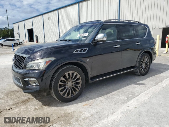 2015 Infiniti QX80 Limited with VIN JN8AZ2NE8F9086449, listed as a Copart auction lot 74882054 with 138,614 mi miles and Salvage Title. Bid and sale history available at carsss.com. Image 1.