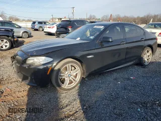 2013 BMW 5 Series 535i xDrive with VIN WBAFU7C54DDU74933, listed as a Copart auction lot 50698855 with 156,112 mi miles and Salvage Title. Bid and sale history available at carsss.com. Image 1.