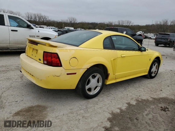 2002 Ford Mustang Standard with VIN 1FAFP40442F219968, listed as a Copart auction lot 50402125 with 222,895 mi miles and Clean Title. Bid and sale history available at carsss.com. Image 3.
