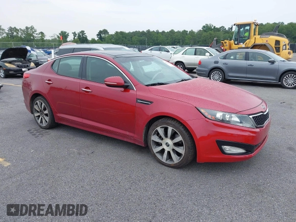 2012 Kia Optima SX z VIN 5XXGR4A65CG010749, wystawiony jako IAAI lot #42424921 z przebiegiem 187 454 mil mil oraz . Historia ofert i sprzedaży dostępna na DreamBid. Obrazek 1.
