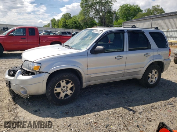 2006 Ford Escape Limited with VIN 1FMCU94136KA85367, listed as a Copart auction lot 55834035 with 249,920 mi miles and Salvage title. Bid and sale history available at DreamBid. Image 1.