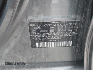 2019 Hyundai Accent SE с VIN 3KPC24A37KE049861, выставлен на аукционе IAAI как лот 41996701 с пробегом 121 826 миль миль и . История ставок и продаж доступна на DreamBid. Изображение 9.