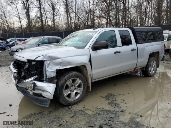 2016 Chevrolet Silverado 1500 Custom with VIN 1GCVKPEC7GZ174519, listed as a Copart auction lot 86791254 with 107,819 mi miles and Salvage Title. Bid and sale history available at carsss.com. Image 1.