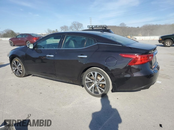 2017 Nissan Maxima SV with VIN 1N4AA6AP5HC418294, listed as a Copart auction lot 50572515 with 67,603 mi miles and Salvage Title. Bid and sale history available at DreamBid. Image 2.