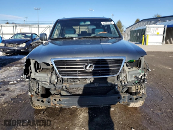 2000 Lexus LX 470 z VIN JT6HT00W1Y0084900, wystawiony jako Copart lot #41480235 z przebiegiem 213 577 mil mil oraz Szkoda całkowita • Salvage title. Historia ofert i sprzedaży dostępna na DreamBid. Obrazek 5.
