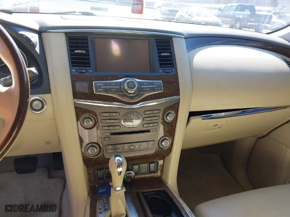 2015 Infiniti QX80 with VIN JN8AZ2NF9F9572132, listed as a IAAI auction lot 41715496 with 109354 miles. Bid and sale history available at carsss.com. Image 12.