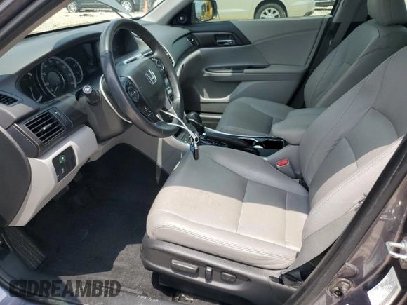 2015 Honda Accord EX-L with VIN 1HGCR2F89FA202366, listed as a Copart auction lot 54794745 with 104,084 mi miles and Salvage title. Bid and sale history available at DreamBid. Image 7.
