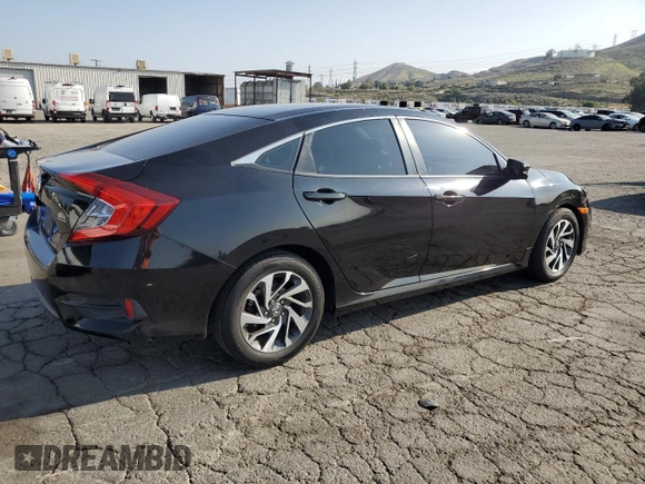 2016 Honda Civic EX with VIN 2HGFC2F74GH561164, listed as a Copart auction lot 54536215 with 86,445 mi miles and Salvage Title. Bid and sale history available at DreamBid. Image 3.