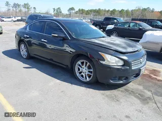2010 Nissan Maxima 3.5 SV w/Premium Pkg with VIN 1N4AA5AP7AC864706, listed as a IAAI auction lot 41790785 with 199,205 mi miles. Bid and sale history available at carsss.com. Image 1.