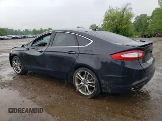 2013 Ford Fusion Titanium with VIN 3FA6P0K9XDR253596, listed as a Copart auction lot 60047845 with 119,426 mi miles and Salvage title. Bid and sale history available at DreamBid. Image 2.