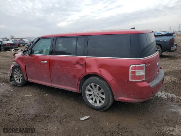 2010 Ford Flex SEL with VIN 2FMGK5CC8ABA29382, listed as a Copart auction lot 49280575 with 176,549 mi miles and Salvage Title. Bid and sale history available at carsss.com. Image 2.