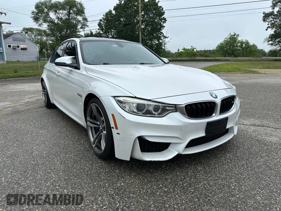 2015 BMW M3 with VIN WBS3C9C57FP803591, listed as a Copart auction lot 62894955 with 183,389 mi miles and Clean title. Bid and sale history available at DreamBid. Image 1.