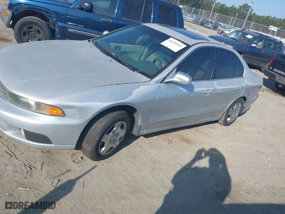 2002 Mitsubishi Galant ES with VIN 4A3AA46G02E150111, listed as a IAAI auction lot 41530402 with 1 miles. Bid and sale history available at carsss.com. Image 2.