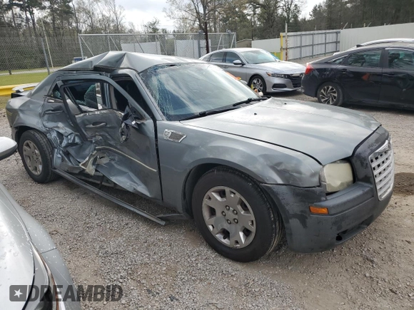 2007 Chrysler 300 with VIN 2C3KA43R27H799829, listed as a Copart auction lot 49236635 with 218,145 mi miles and Salvage Title. Bid and sale history available at carsss.com. Image 4.