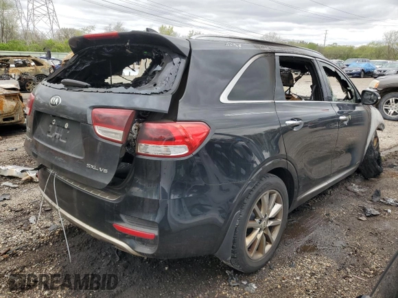 2017 Kia Sorento SX with VIN 5XYPKDA5XHG306042, listed as a Copart auction lot 53890765 with Not provided miles and Non repairable. Bid and sale history available at DreamBid. Image 3.