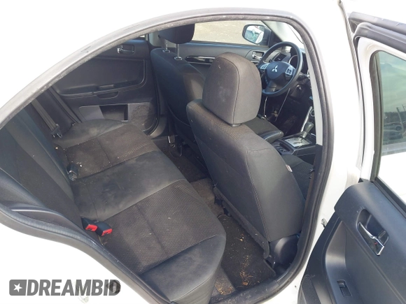 2017 Mitsubishi Lancer ES with VIN JA32V2FW0HU014887, listed as a IAAI auction lot 41056278 with 108,385 mi miles. Bid and sale history available at carsss.com. Image 8.