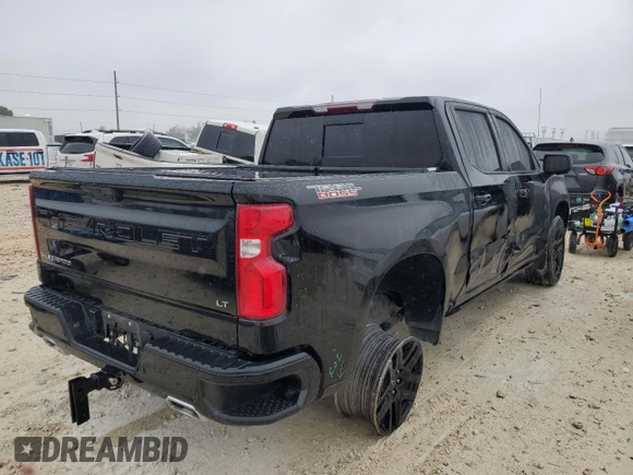2022 Chevrolet Silverado 1500 LT Trail Boss with VIN 3GCUDFET5NG654765, listed as a Copart auction lot 82947694 with 77,747 mi miles and Salvage Title. Bid and sale history available at DreamBid. Image 3.