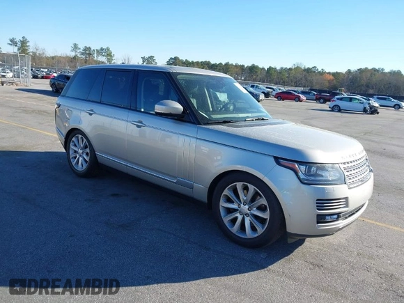 2015 Land Rover Range Rover HSE z VIN SALGS2VF8FA230432, wystawiony jako IAAI lot #41774901 z przebiegiem 123 585 mil mil oraz . Historia ofert i sprzedaży dostępna na DreamBid. Obrazek 1.