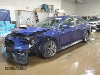 2023 Subaru WRX with VIN JF1VBAB67P8809729, listed as a Copart auction lot 51065505 with 13,023 mi miles and Salvage title. Bid and sale history available at DreamBid. Image 1.