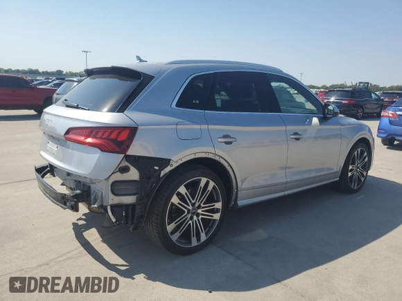 2018 Audi SQ5 Prestige with VIN WA1C4AFY2J2234161, listed as a Copart auction lot 74391484 with 57,817 mi miles and Salvage Title. Bid and sale history available at DreamBid. Image 3.