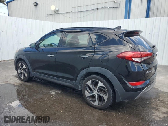 2016 Hyundai Tucson Limited z VIN KM8J33A29GU023790, wystawiony jako Copart lot #56313385 z przebiegiem 93 143 mil mil oraz Czysty tytuł • Clean title. Historia ofert i sprzedaży dostępna na DreamBid. Obrazek 2.