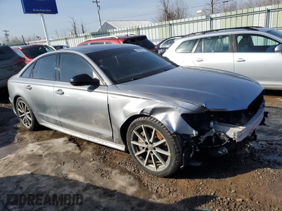 2018 Audi A6 Premium with VIN WAUF8AFC4JN095559, listed as a Copart auction lot 48581515 with 83,115 mi miles and Salvage Title. Bid and sale history available at carsss.com. Image 4.