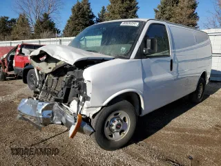 2015 GMC Savana Cargo z VIN 1GTW7FCF6F1277893, wystawiony jako Copart lot #80926334 z przebiegiem Nie podano mil oraz Szkoda całkowita • Salvage title. Historia ofert i sprzedaży dostępna na DreamBid. Obrazek 1.