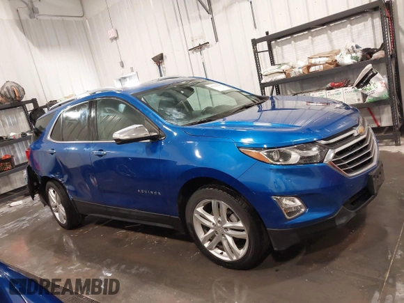 2019 Chevrolet Equinox Premier with VIN 3GNAXXEV2KS552955, listed as a IAAI auction lot 41759049 with 101,988 mi miles and . Bid and sale history available at DreamBid. Image 13.