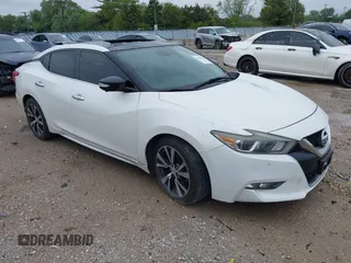 2016 Nissan Maxima SL with VIN 1N4AA6AP9GC437459, listed as a IAAI auction lot 42302698 with 118,338 mi miles and . Bid and sale history available at DreamBid. Image 1.